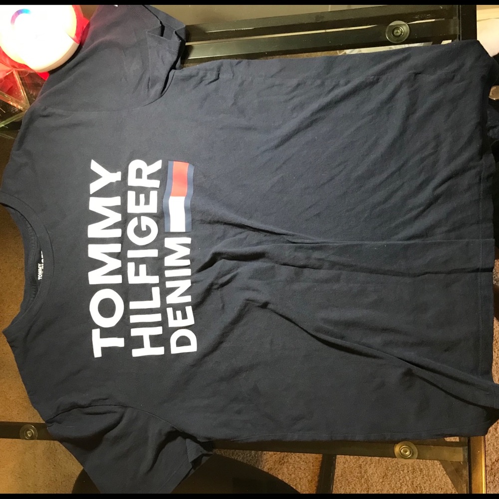 “Tommy Hilfiger “ Navy Blue Crew Neck